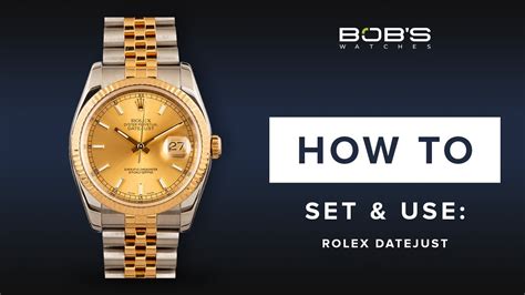 change time on rolex datejust.